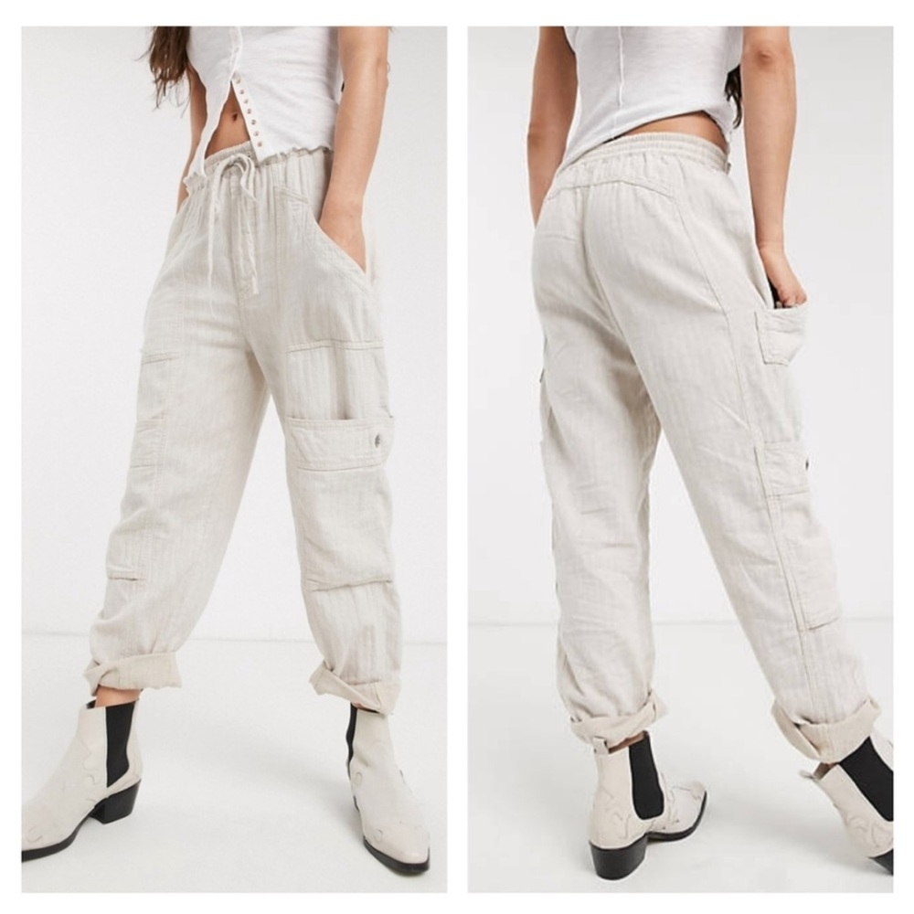 Free People Feelin Good utility pants